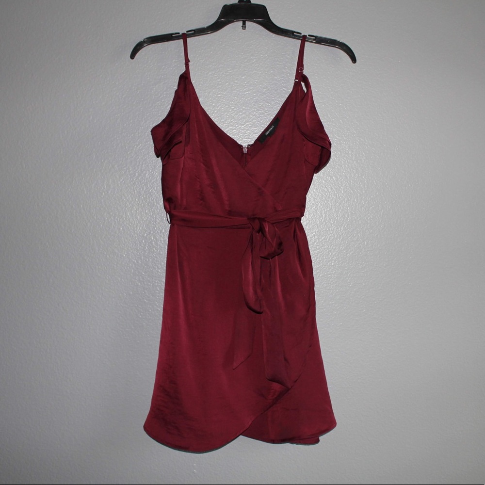 Wine color cocktail/summer dress (SMALL)